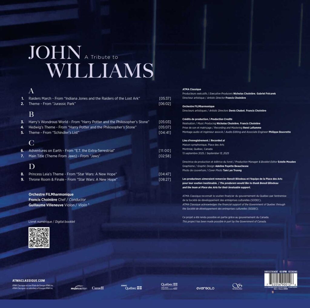 Mono G Ranage 2XHD — A TRIBUTE TO JOHN WILLIAMS ORCHESTRE FILMHARMONIQUE – Ultimate ...